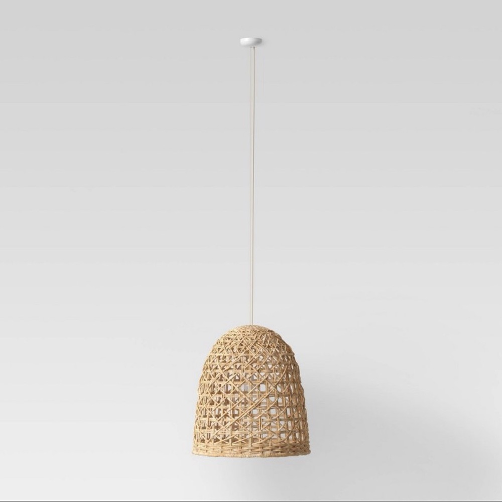 Seagrass Pendant Light from Threshold